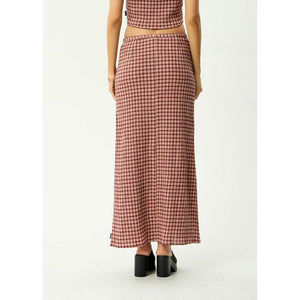 Afends Capricorn Seersucker Maxi Skirt