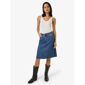 Thrills Cooper Skirt - Double Rinsed Blues