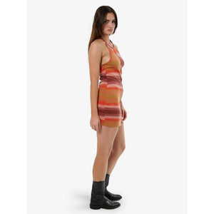 Thrills Rise Knit Halter Dress