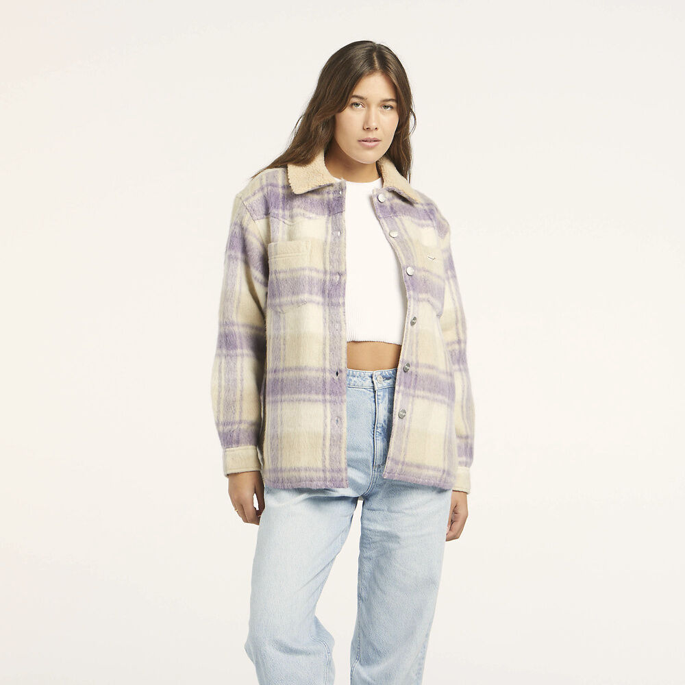 Wrangler Strokes Plaid Coat