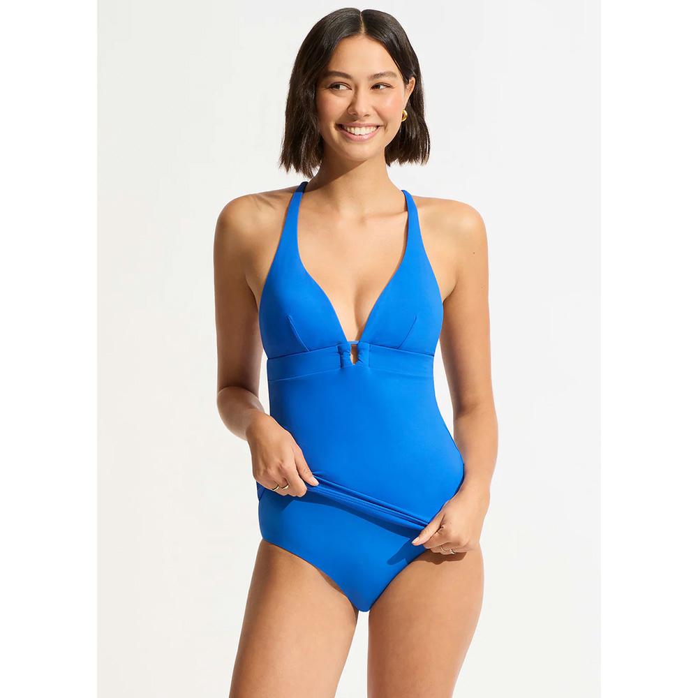 Seafolly Collective Trim Front Tankini Top