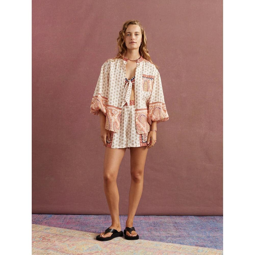 Boteh Cravat Smock Shirt