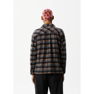 Afends Flowerbed Check Flannel Long Sleeve Shirt