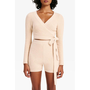 Nude Lucy Astro Knit Wrap Top