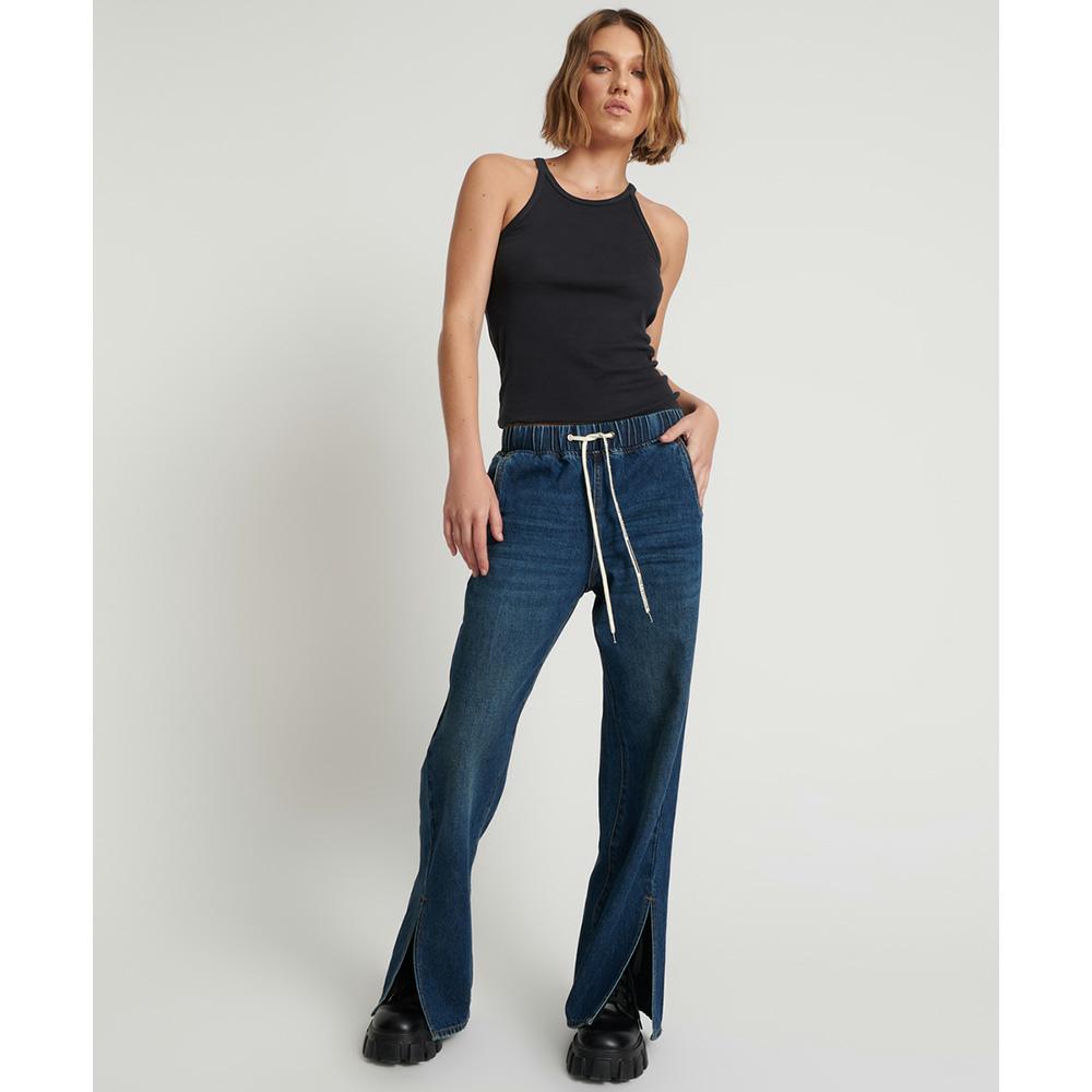 One Teaspoon Roadhouse Wide Leg Drawstring Jeans