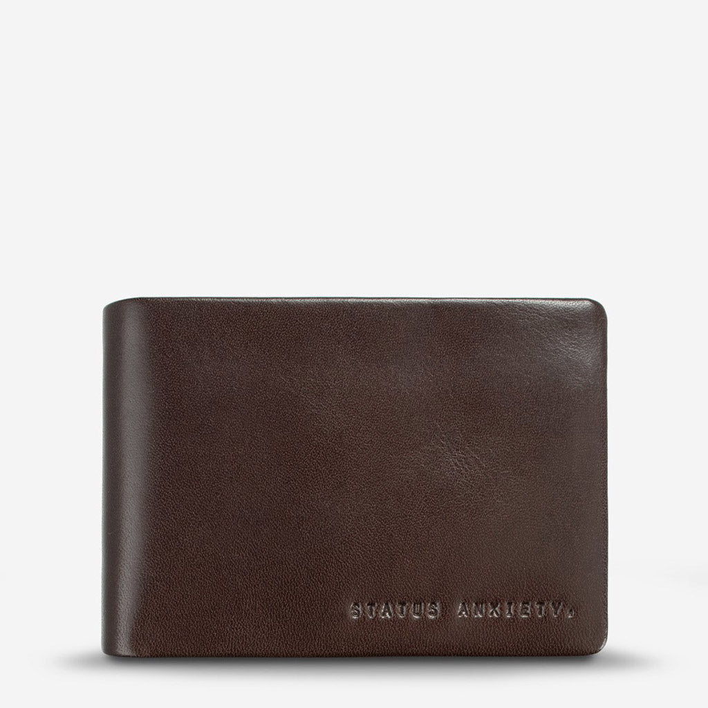 Status Anxiety Jonah Wallet - Chocolate