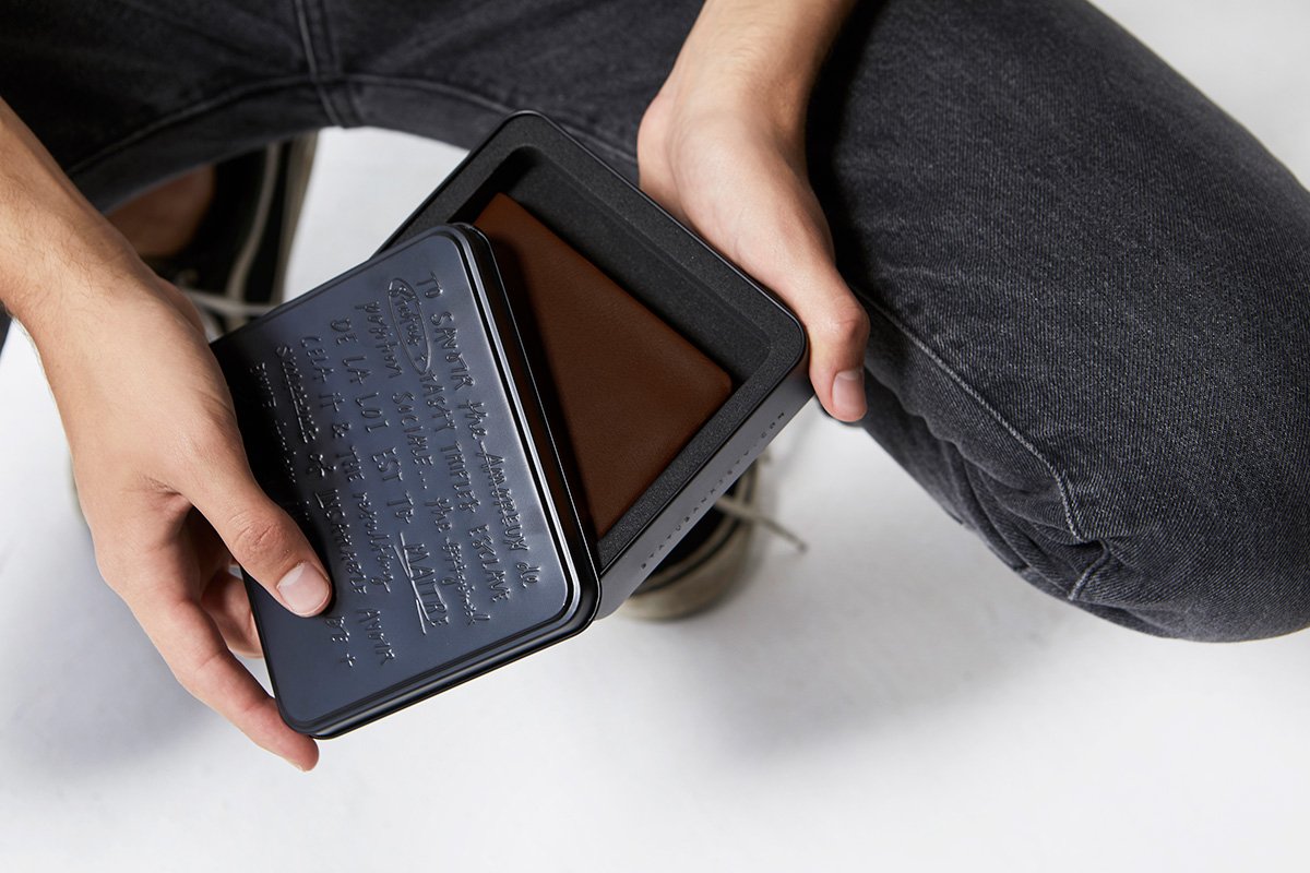 Status Anxiety Jonah Wallet - Chocolate