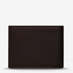 Status Anxiety Noah Wallet - Chocolate