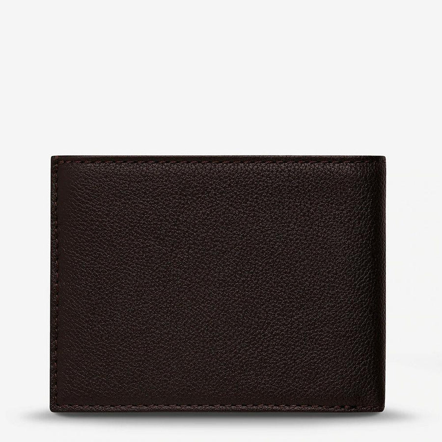 Status Anxiety Noah Wallet - Chocolate