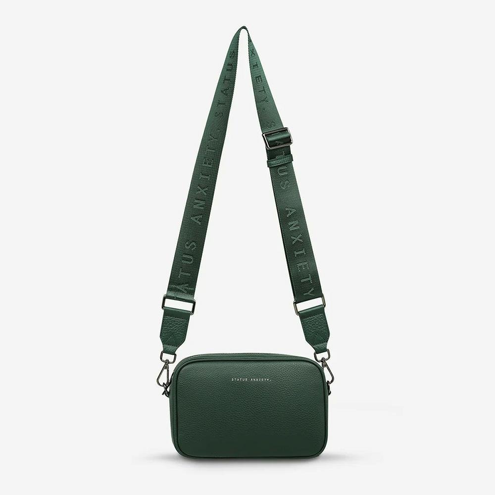 Status Anxiety Plunder Bag With Webbed Strap - Green