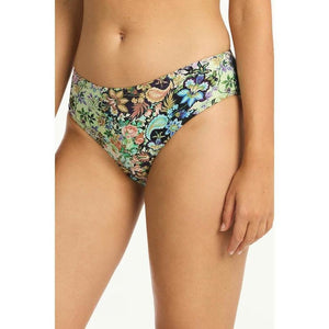 Sea Level Australia Wildflower Mid Bikini Pant