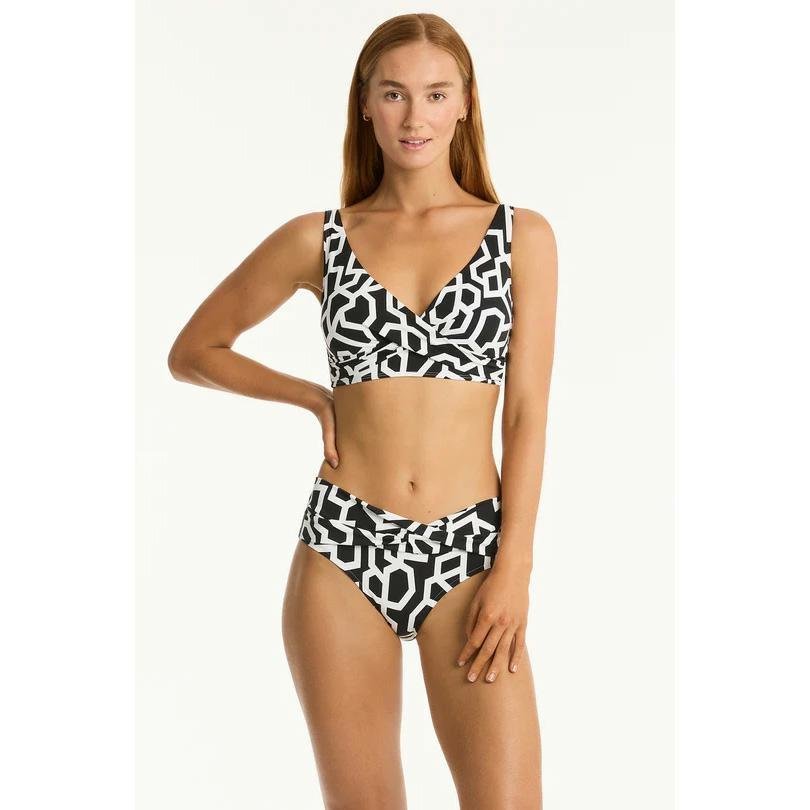 Sea Level Australia Deco Twist Band Mid Pant