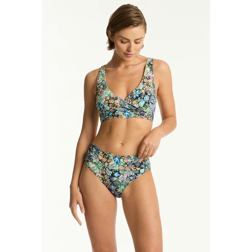 Sea Level Australia Wildflower Twist Band Mid Pant