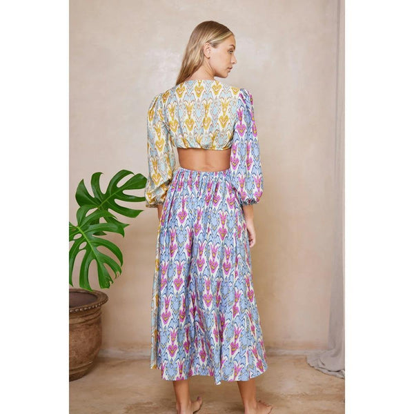 Tigerlily Alita Greta Maxi Dress Love Iguana