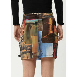 Afends Boulevard Recycled Sheer Mini Skirt