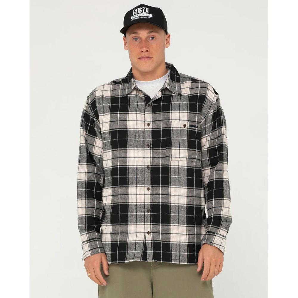 Rusty Dry Eyes Long Sleeve Flannel Shirt