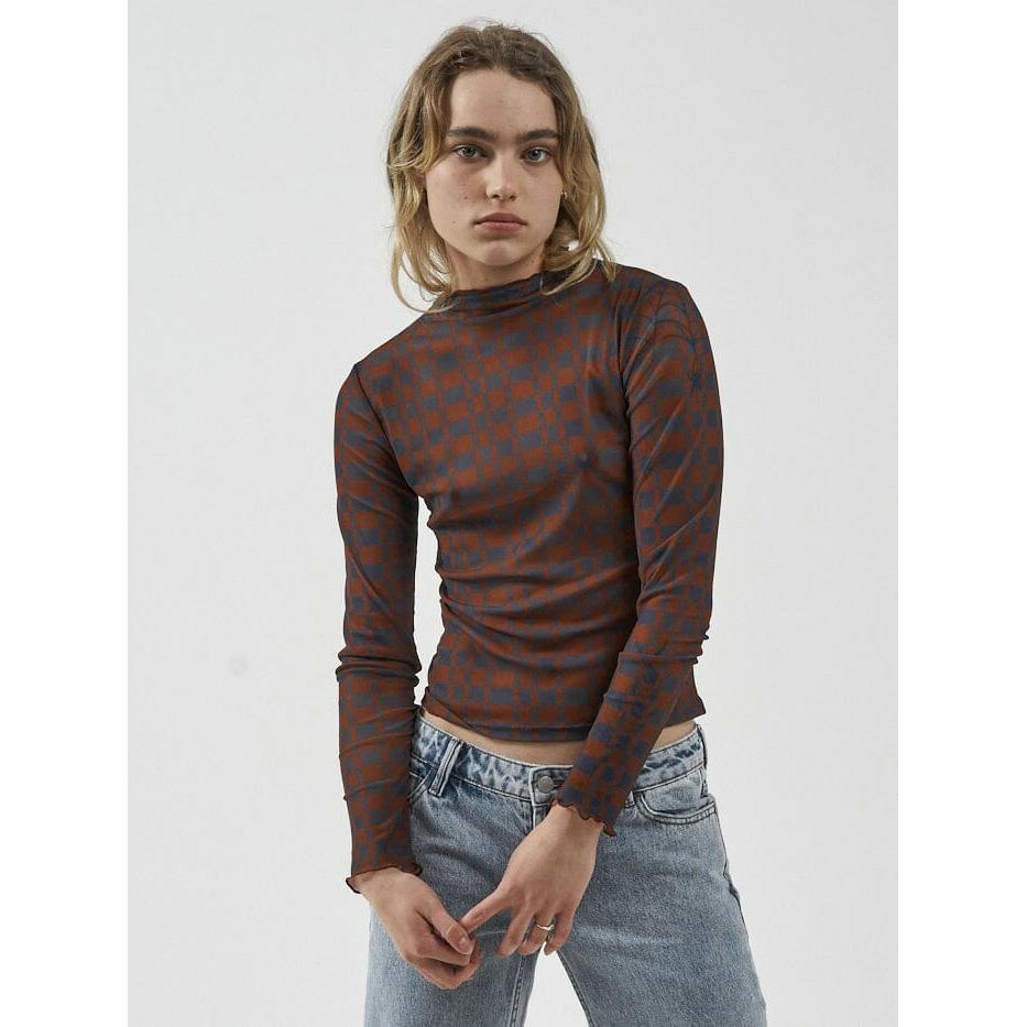 Thrills Revel Mesh Turtleneck